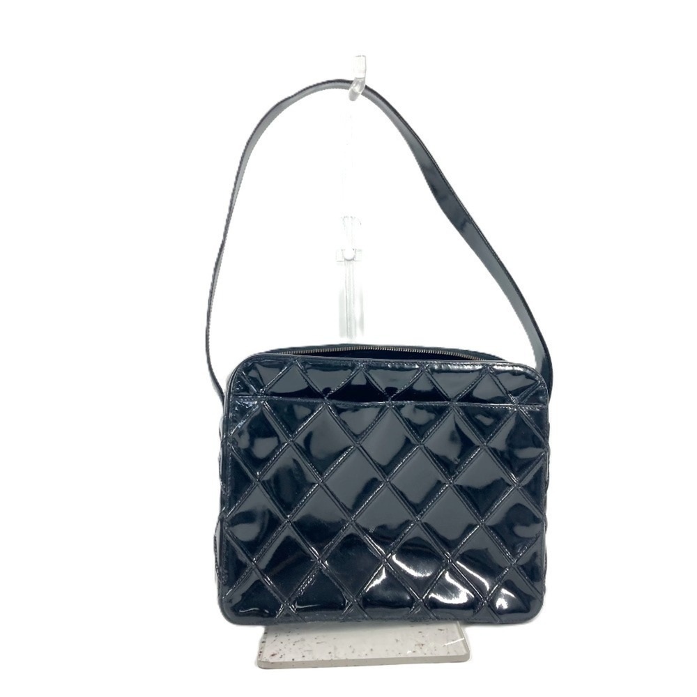 CHANEL Vintage Black Leather Shoulder Bag - Picture 2 of 16